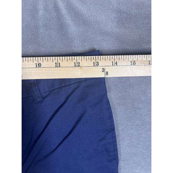 Polo Ralph Lauren Chino Pants Women's 14 Navy Blue Low Rise Ankle Length Zip Fly - Picture 5 of 8